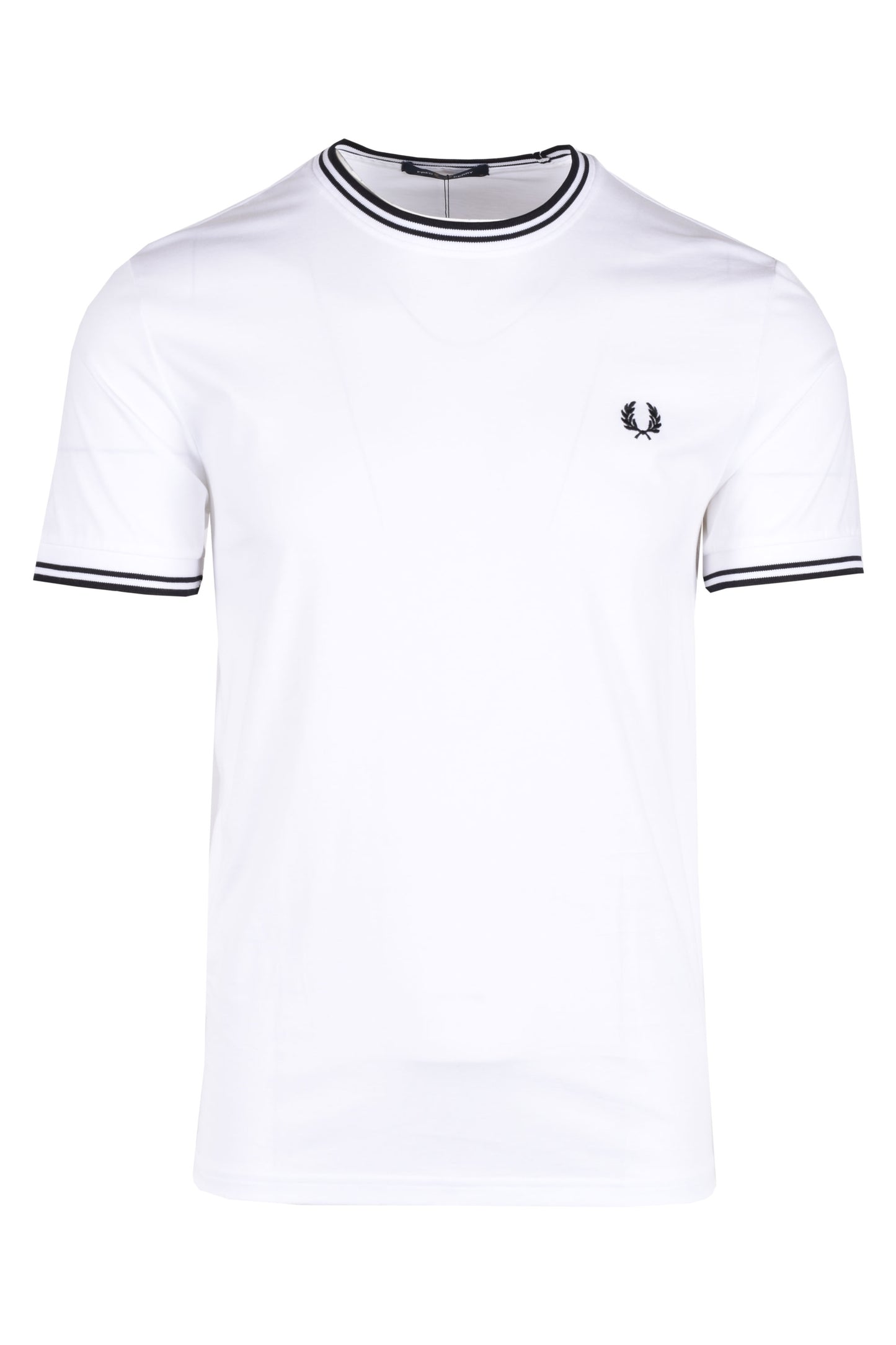 Fred Perry Twin Tipped T-shirt White Fred Perry Michael Stewart Menswear  T-Shirts