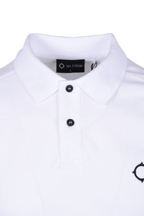 Ma.strum SS Pique Polo Shirt White Ma.Strum