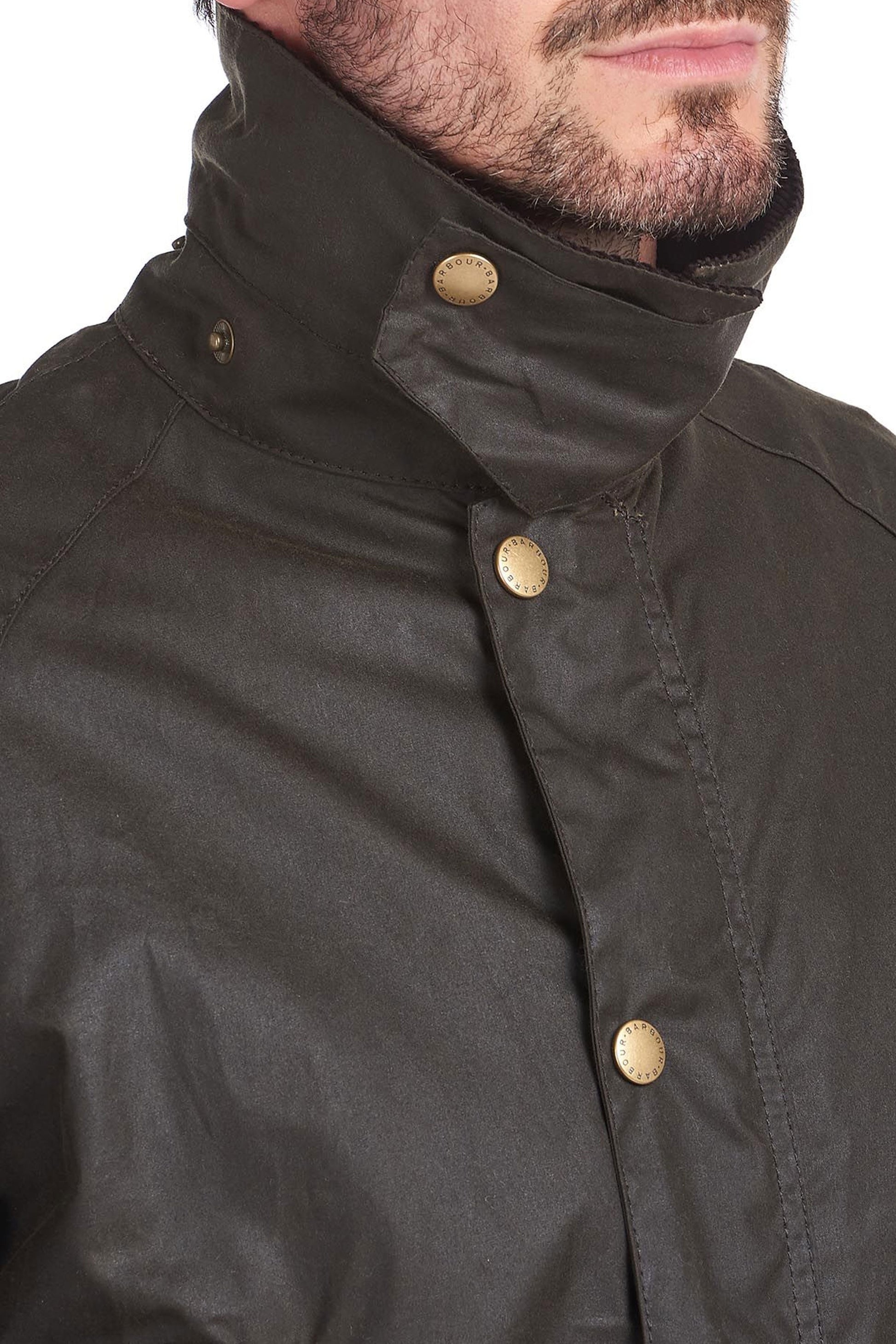 Barbour Ashby Wax Jacket Olive