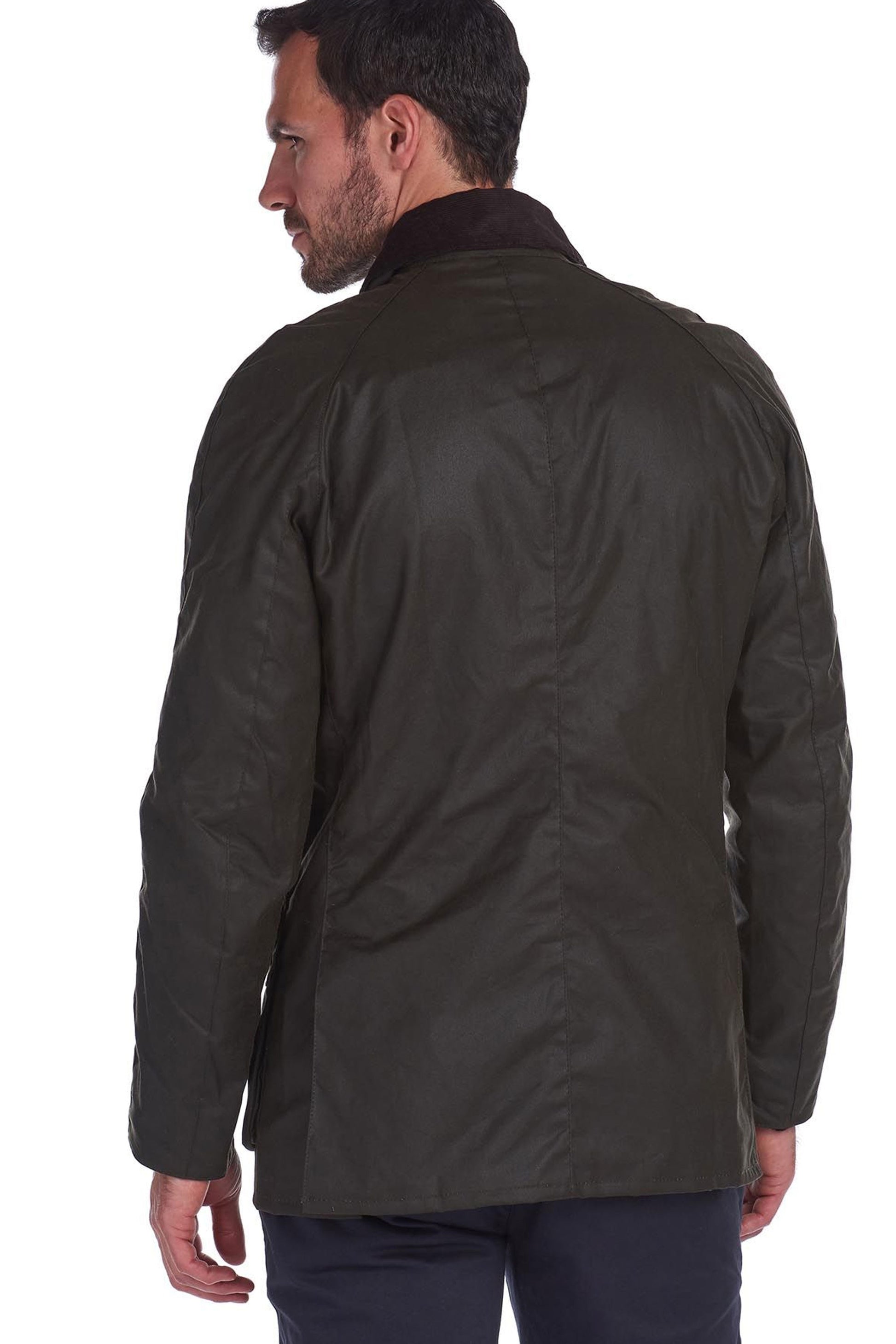 Barbour Ashby Wax Jacket Olive