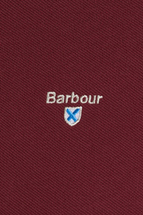 Barbour Tartan Pique Polo Shirt Ruby Barbour