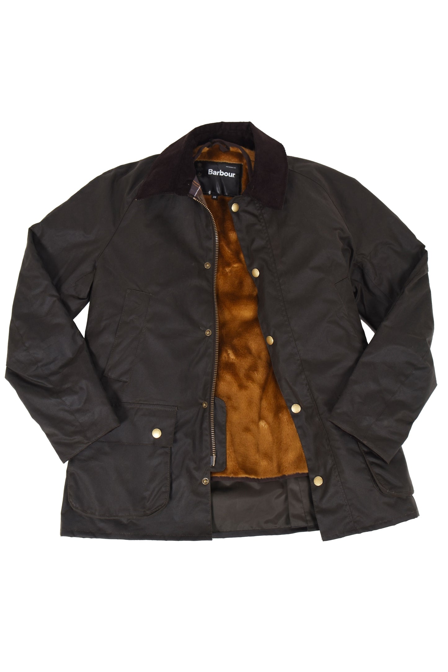 Barbour Ashby Wax Jacket Olive