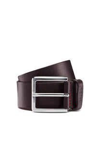 Boss Black Gionios Leather Belt Dark Brown Boss Black