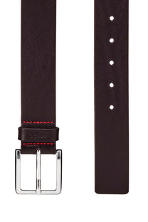 Boss Black Gionios Leather Belt Dark Brown Boss Black