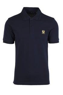 Belstaff Short Sleeve Polo Shirt Dark Ink Belstaff