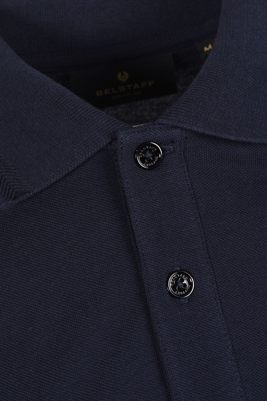 Belstaff Short Sleeve Polo Shirt Dark Ink