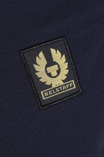 Belstaff Short Sleeve Polo Shirt Dark Ink Belstaff