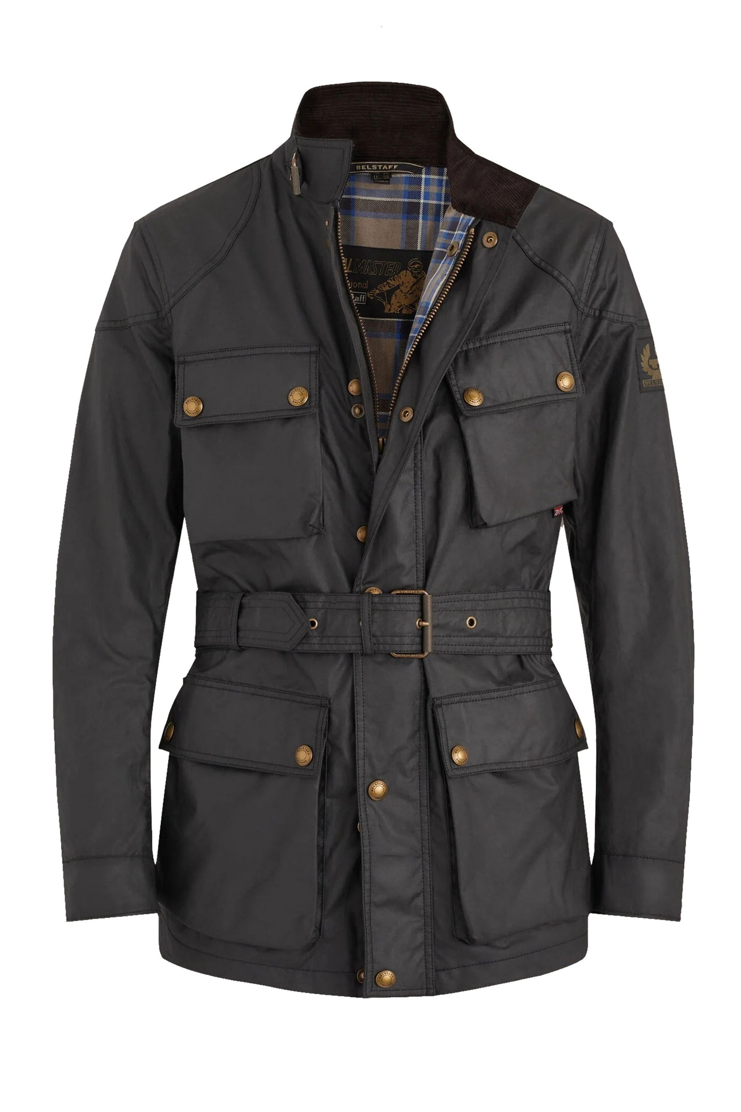 Belstaff Trialmaster Waxed Jacket Black Belstaff Michael Stewart Menswear  Jackets