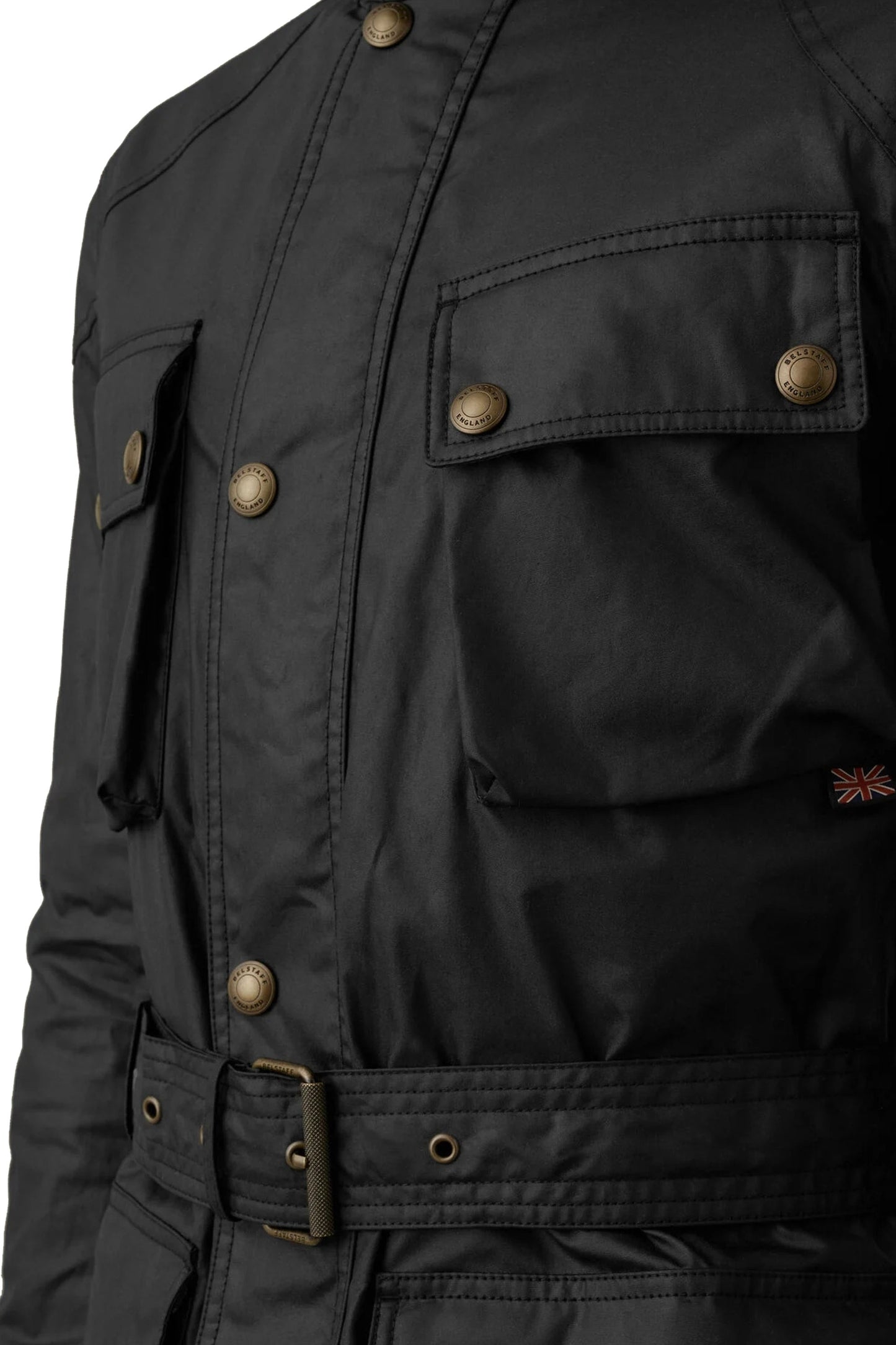 Belstaff Trialmaster Waxed Jacket Black Belstaff Michael Stewart Menswear  Jackets