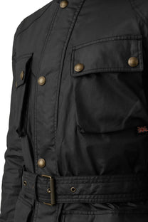 Belstaff Trialmaster Waxed Jacket Black Belstaff Michael Stewart Menswear  Jackets