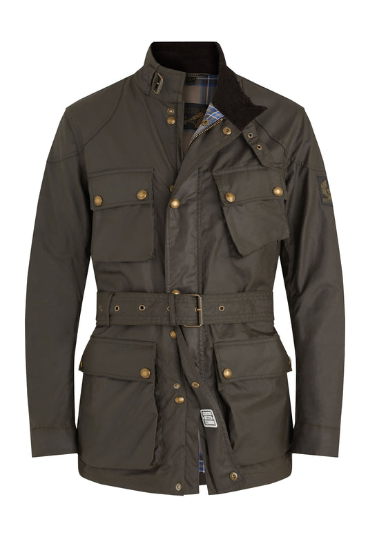 Belstaff Trialmaster Waxed Jacket Faded Olive
