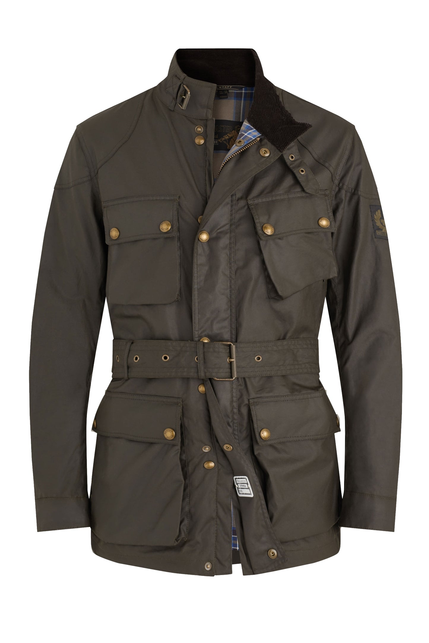 Belstaff Trialmaster Waxed Jacket Faded Olive