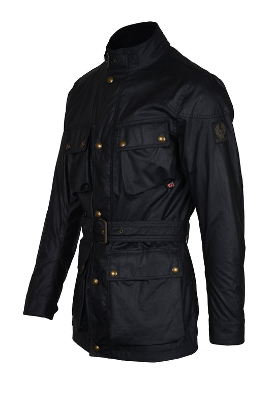 Belstaff Trialmaster Waxed Jacket Dark Navy
