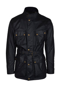 Belstaff Trialmaster Waxed Jacket Dark Navy Belstaff