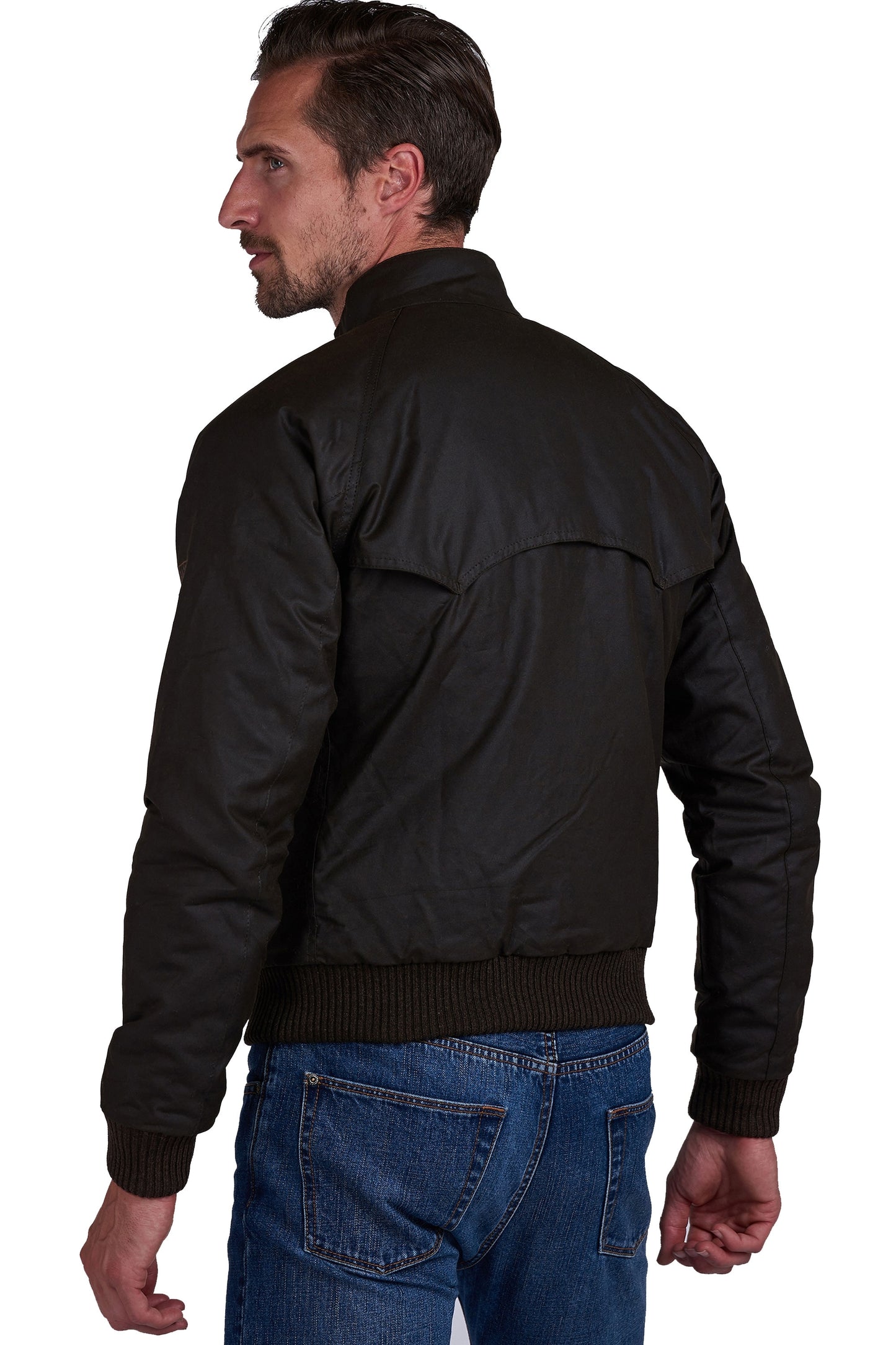 Giacca cerata Barbour Steve McQueen Merchant oliva