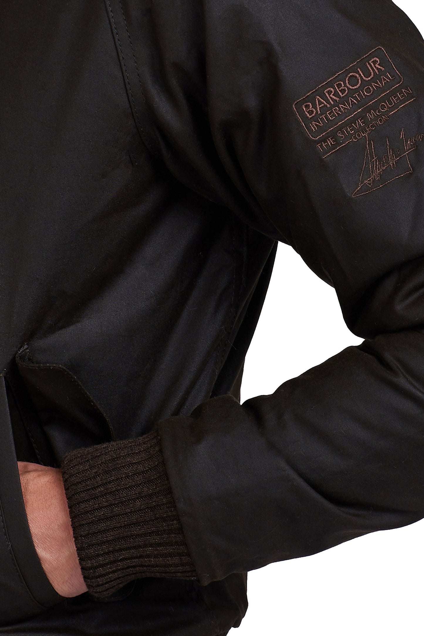 Giacca cerata Barbour Steve McQueen Merchant oliva