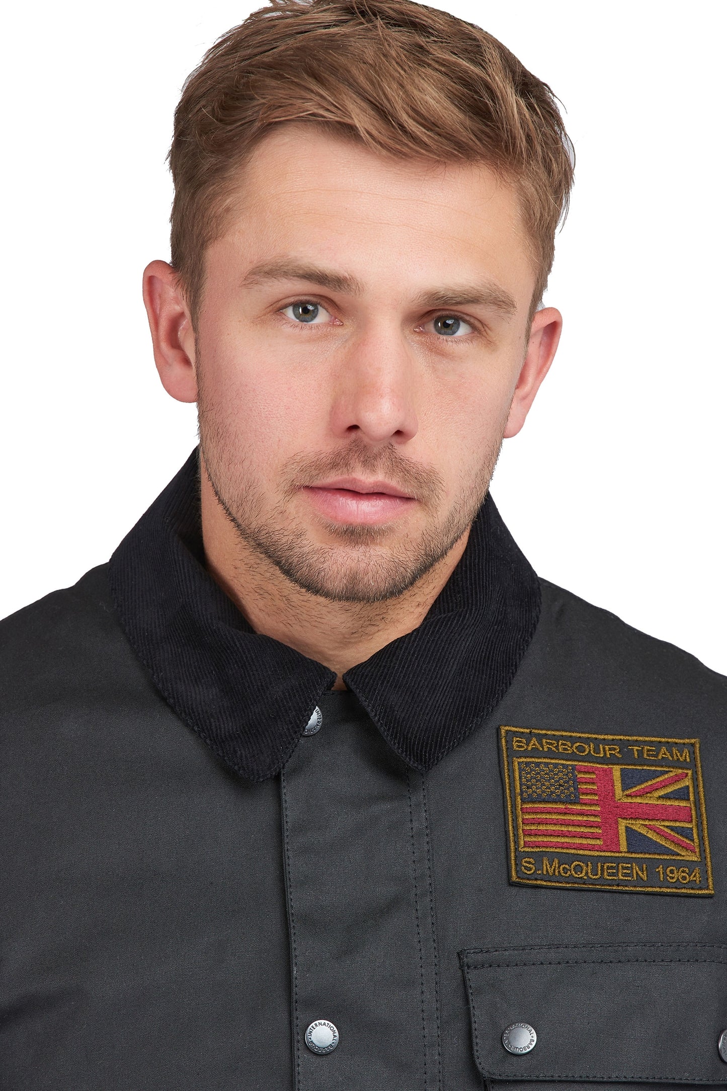 Barbour Steve McQueen Workers Wax Jacket Black
