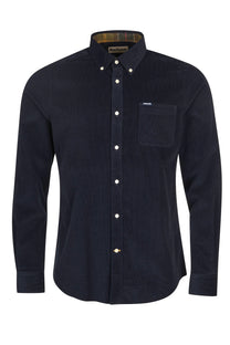Barbour Ramsey Tailored Shirt Navy Barbour Michael Stewart Menswear  Shirts