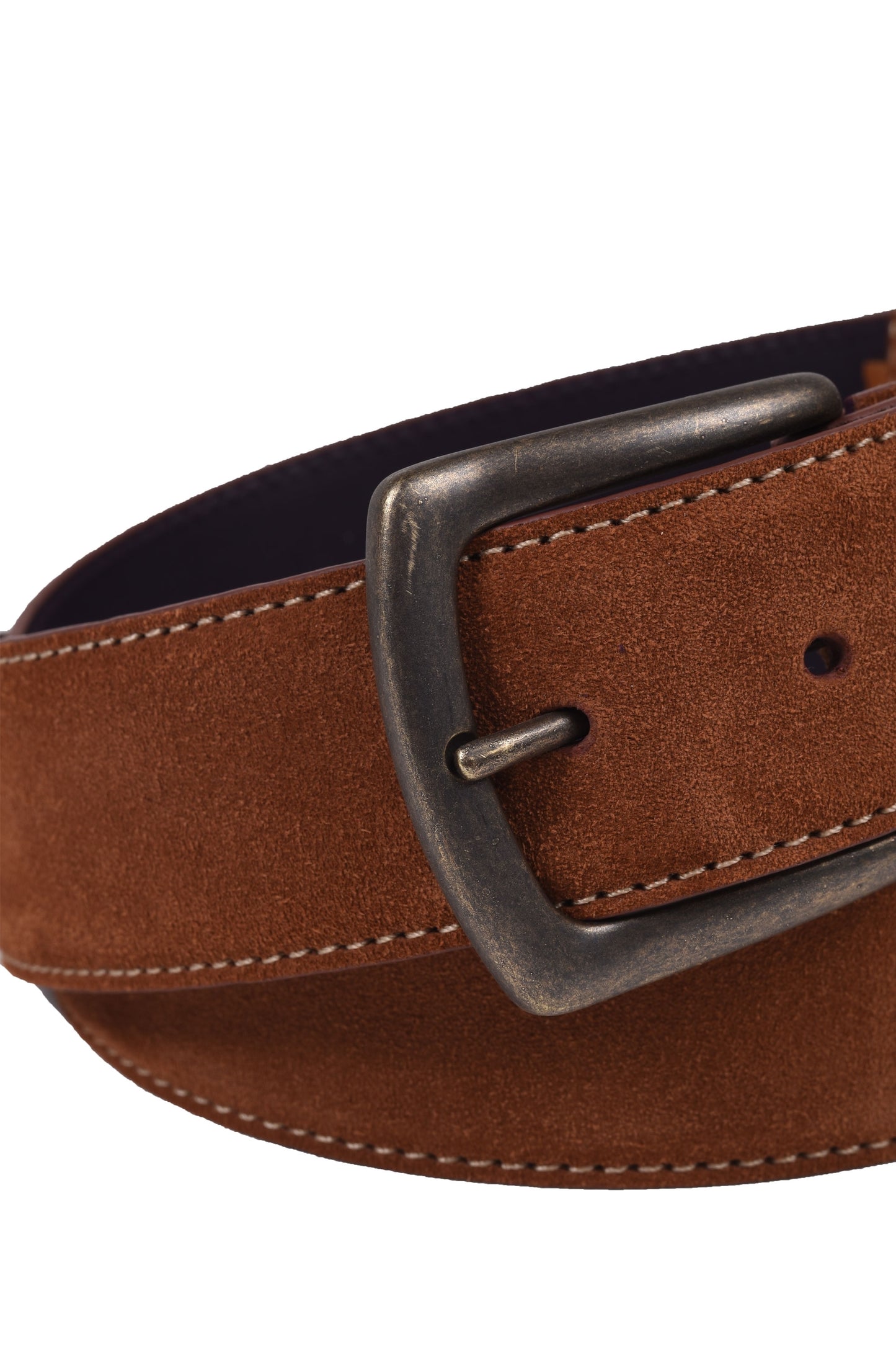 Elliot Rhodes Tan Suede Belt Tan