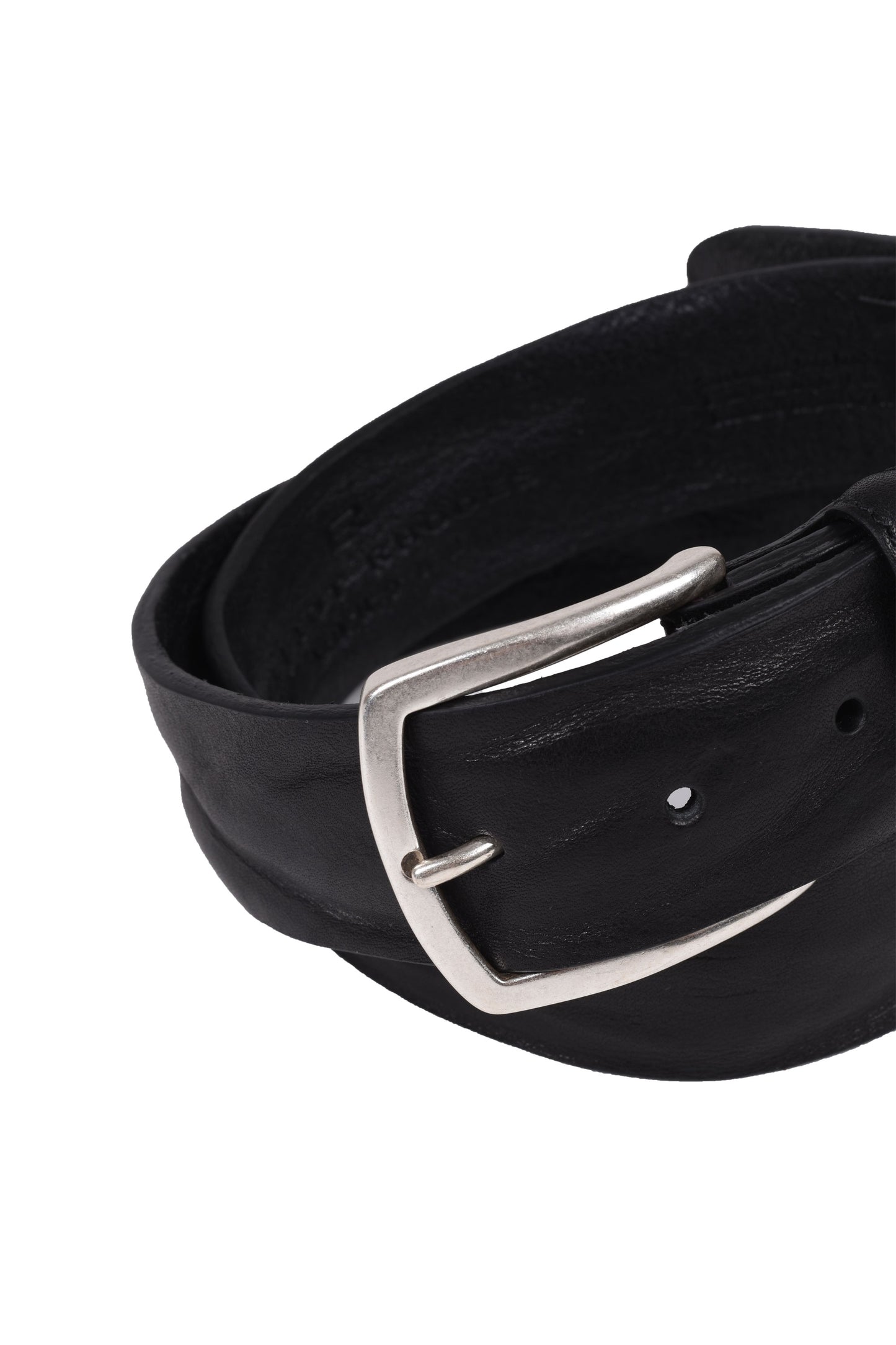 Elliot Rhodes Unlined Tumbled Jeans Belt Black