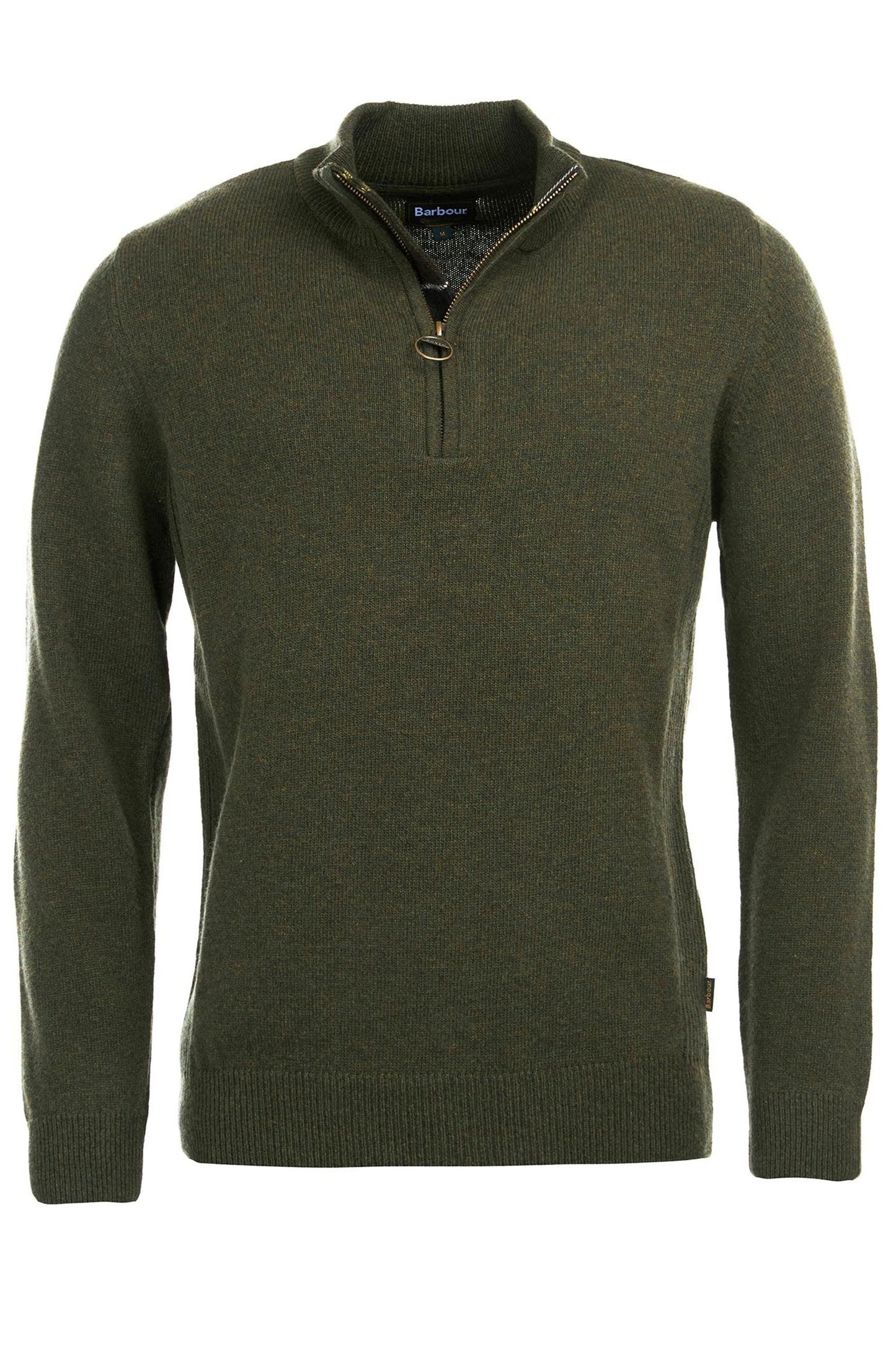 Barbour Holden Half Zip Jumper Maglieria Oliva