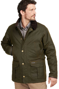 Barbour Stratford Wax Jacket Olive Barbour