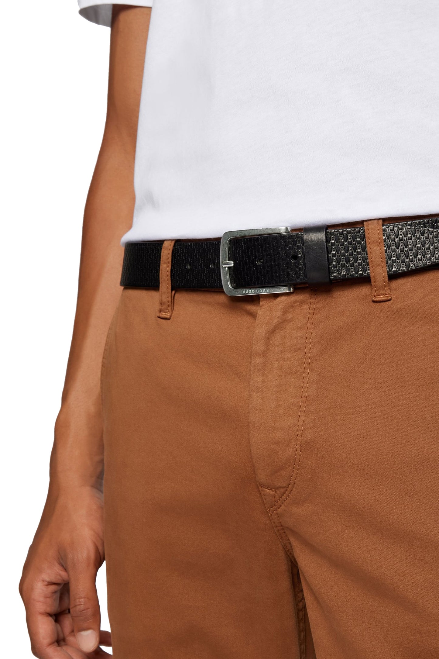 Cintura in pelle BOSS Jor-hb-a_sz35 nera