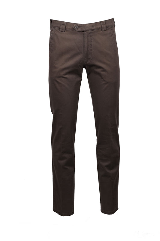 Meyer Roma Cotton Trouser Brown