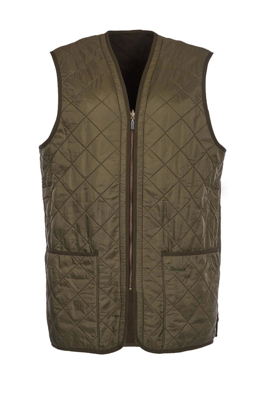Barbour Polarquilt Waistcoat In Liner Olive