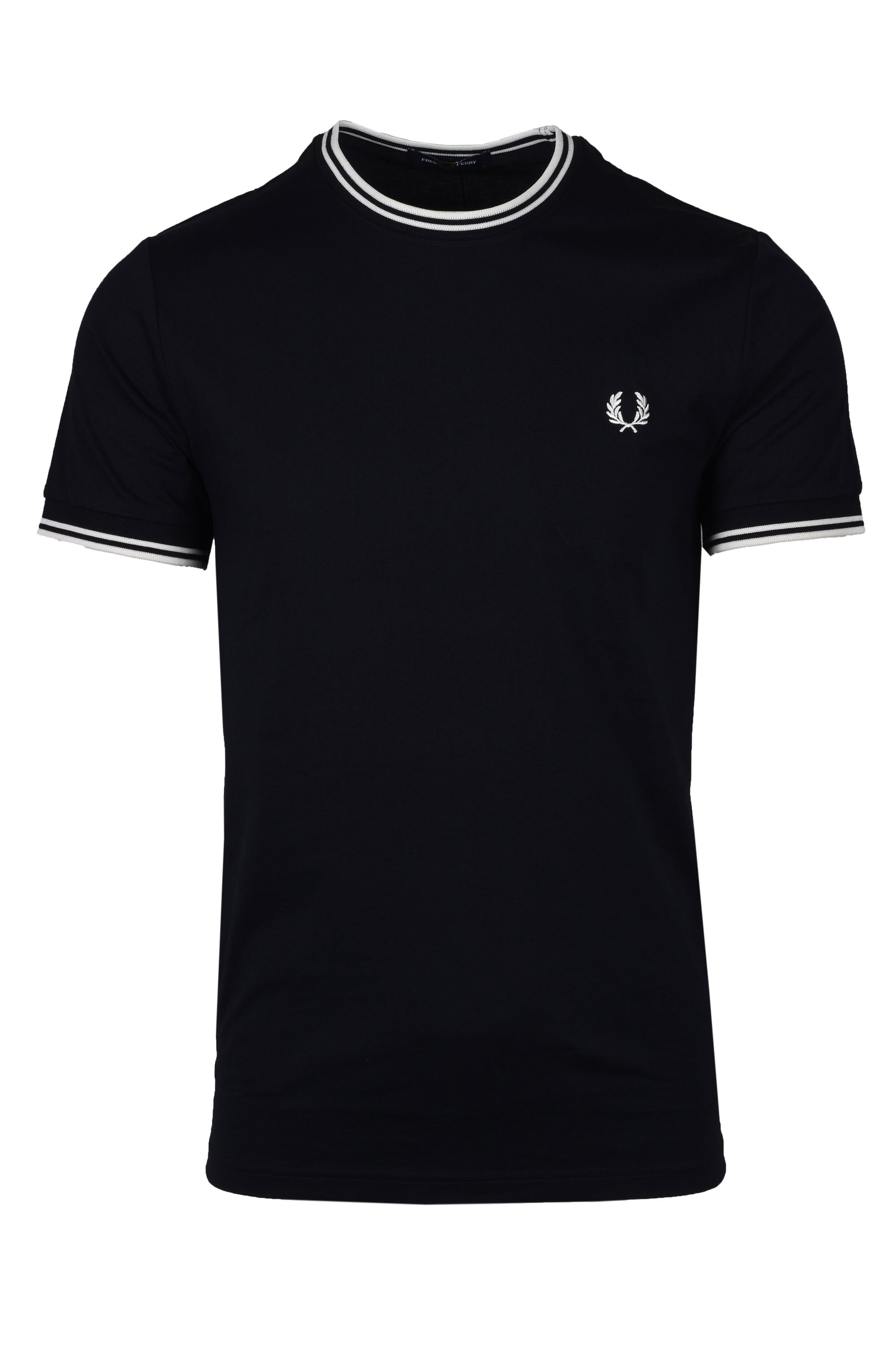 Fred Perry Twin Tipped T-shirt Navy Fred Perry Michael Stewart Menswear  T-Shirts