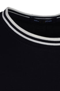 Fred Perry Twin Tipped T-shirt Navy Fred Perry Michael Stewart Menswear  T-Shirts