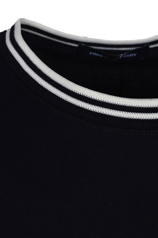 Fred Perry Twin Tipped T-shirt Navy Fred Perry Michael Stewart Menswear  T-Shirts