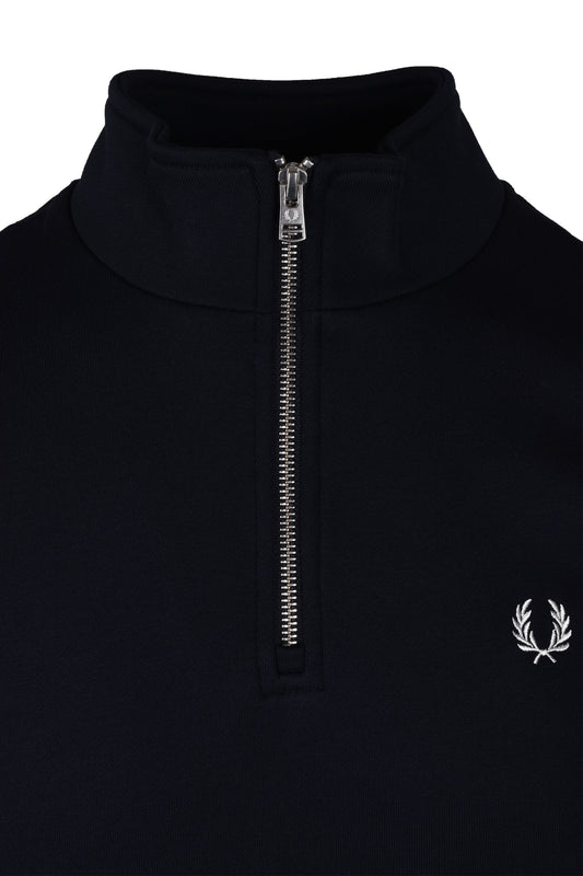 Fred Perry Half Zip Sweatshirt Navy