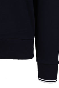 Fred Perry Half Zip Sweatshirt Navy Fred Perry