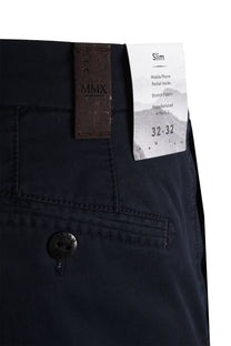 Mmx Slim Fit Cotton Chino Navy Mmx