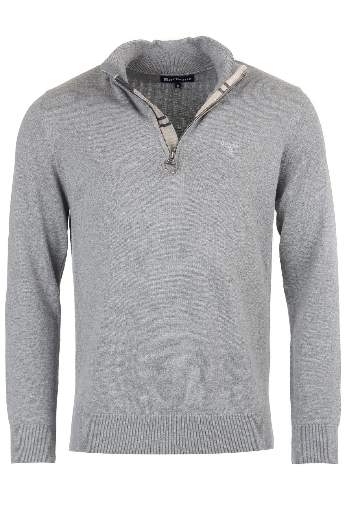 Cotton Half Zip Marl