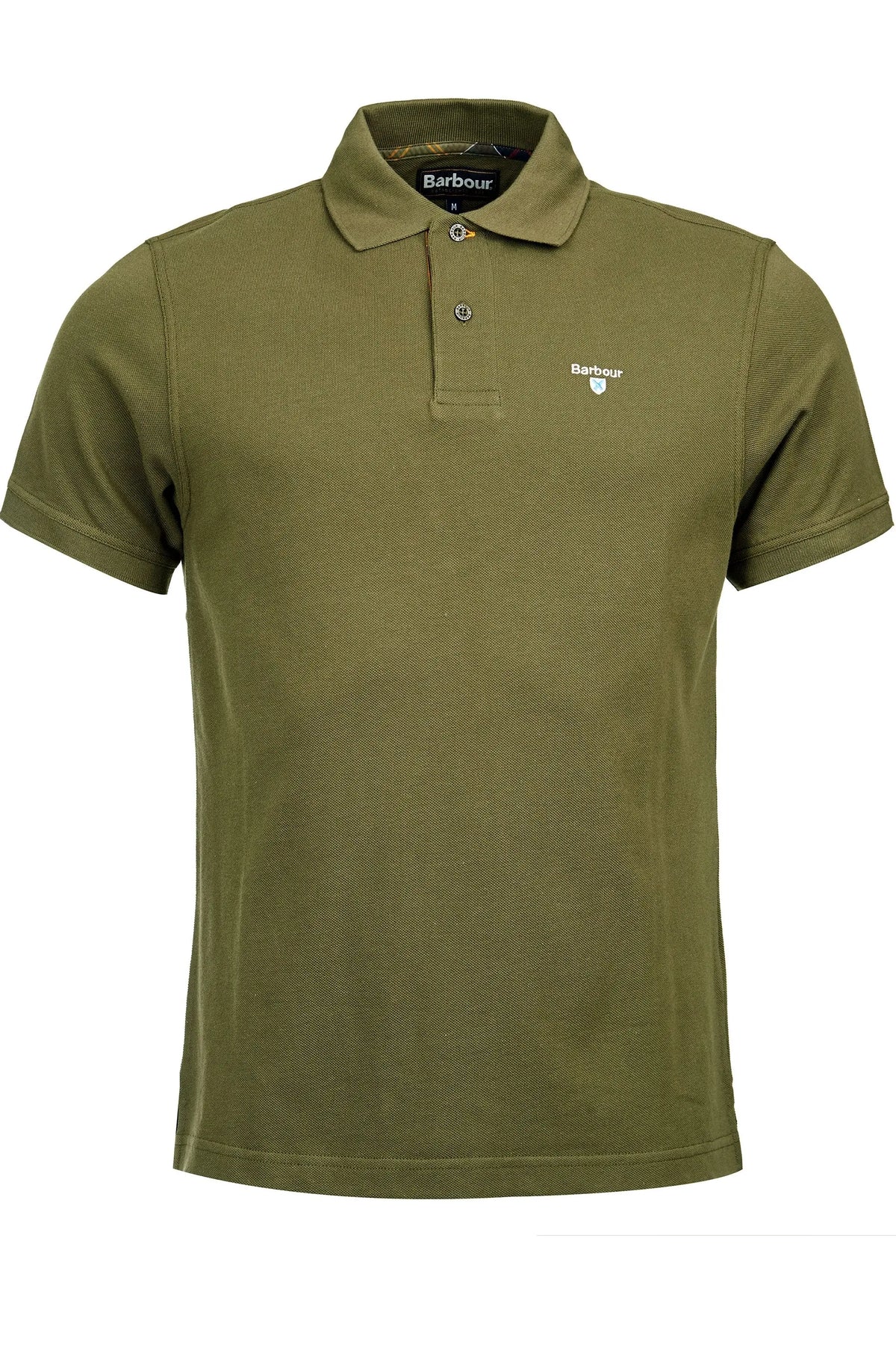 Tartan Pique Polo Shirt Burnt