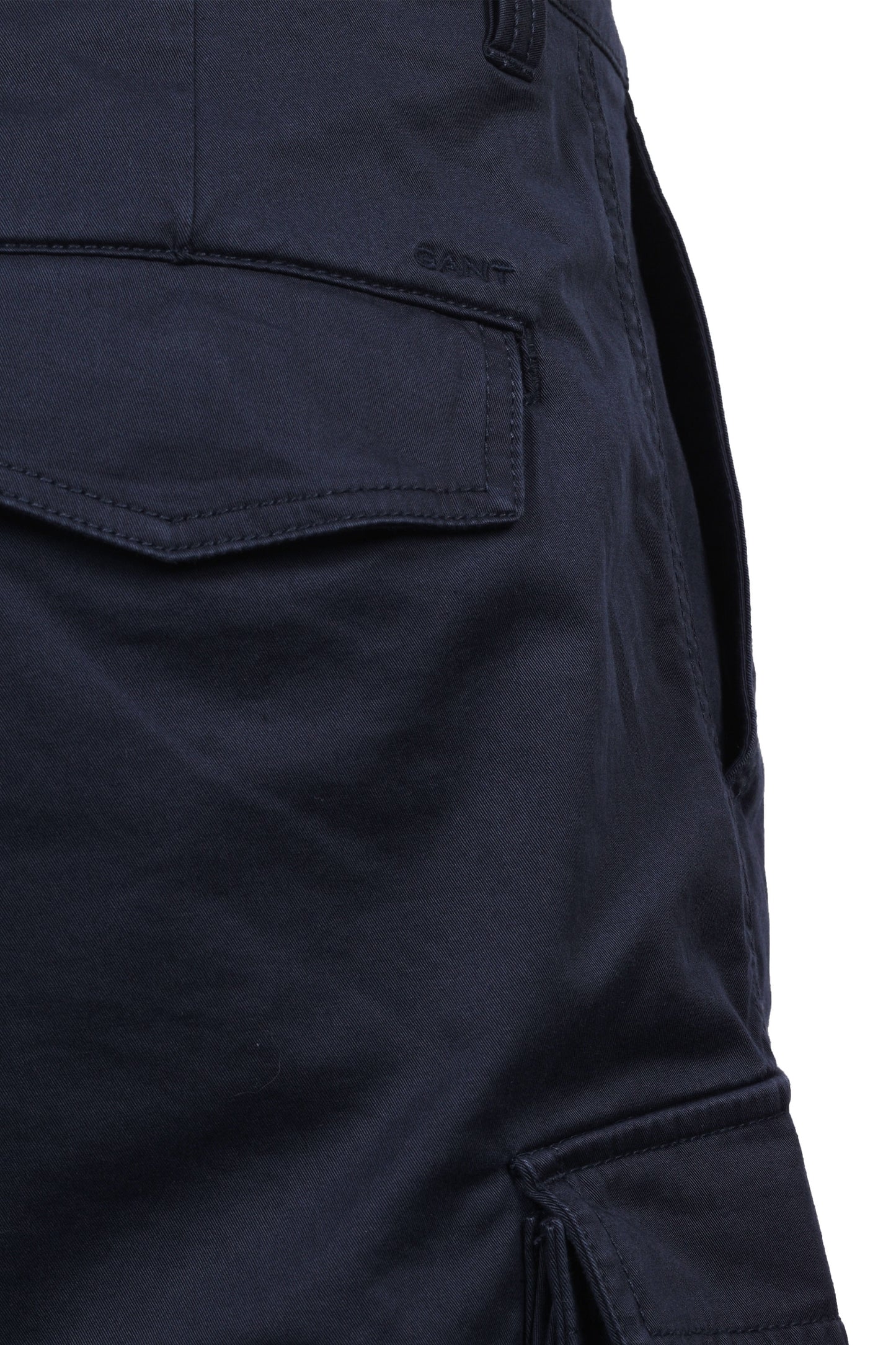 Short cargo décontracté en sergé Gant D1 Marine