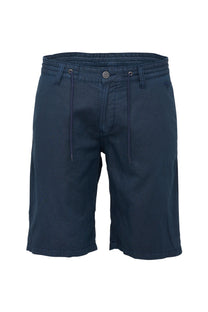 Fynch Hatton Linen Shorts Navy Fynch-Hatton