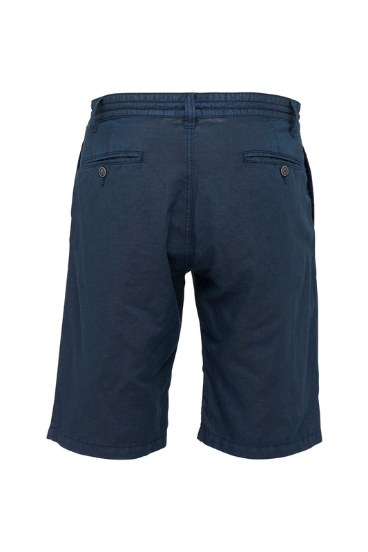 Fynch Hatton Linen Shorts Navy