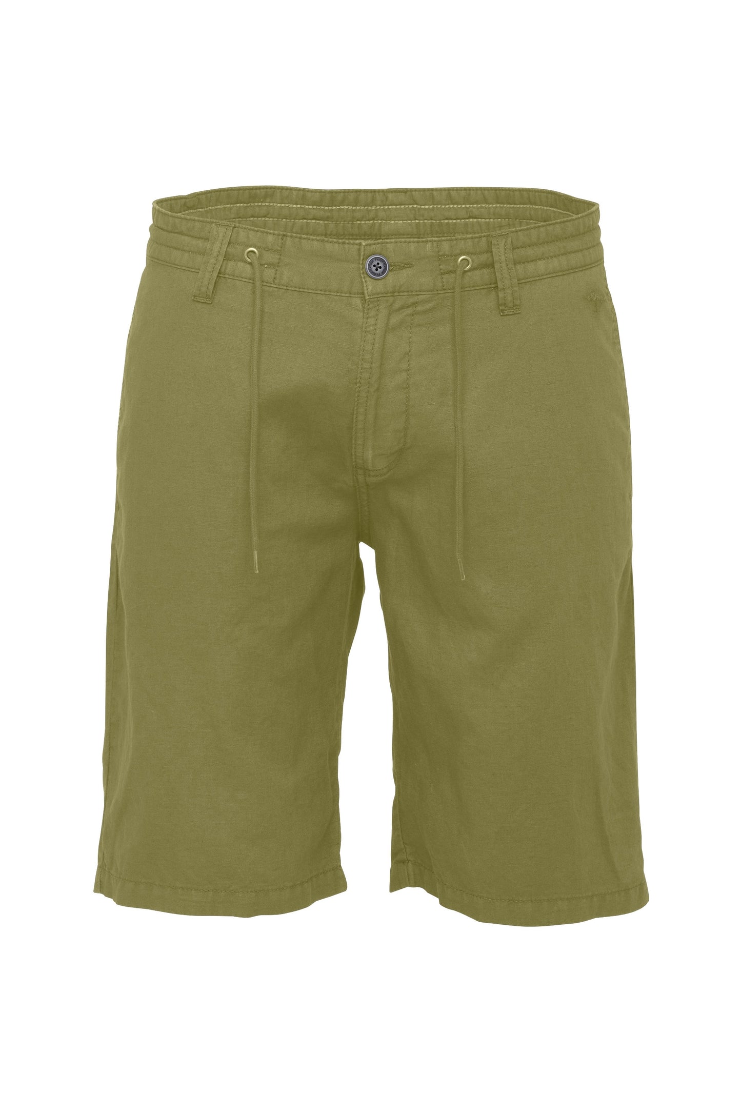 Fynch Hatton Linen Shorts Olive