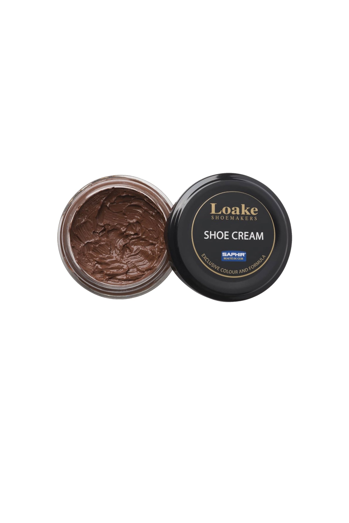 Loake Leather Shoe Cream Brown