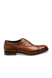 Loake Hughes Hand Painted Shoe Chestnut Loake