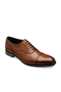 Loake Hughes Hand Painted Shoe Chestnut Loake
