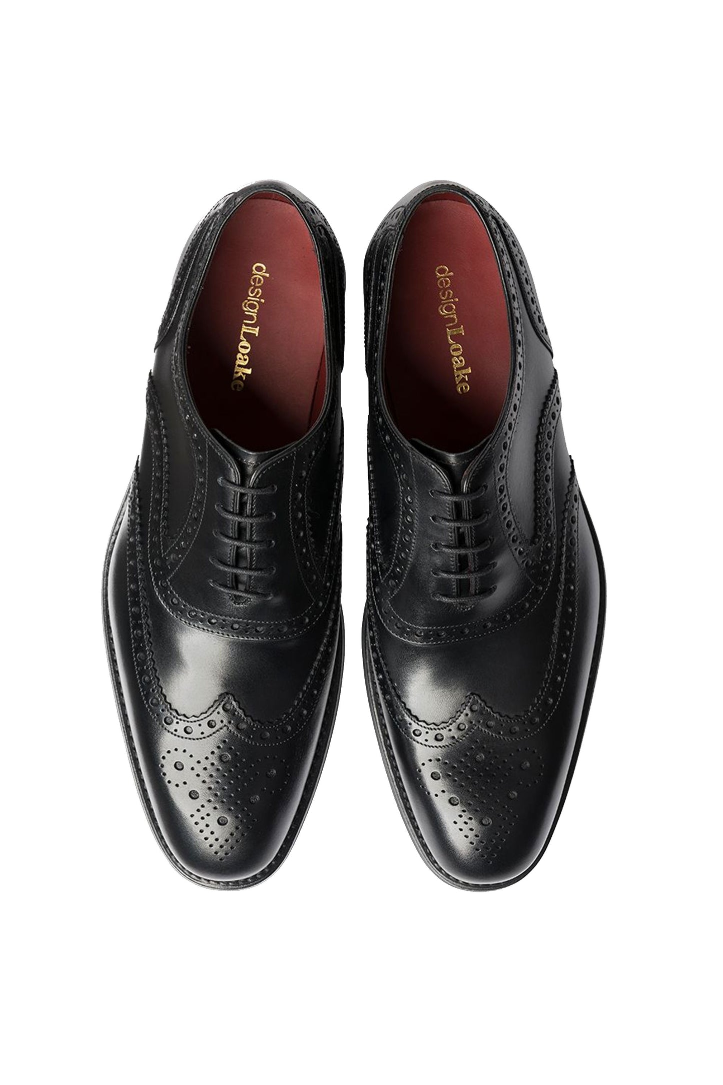 Loake Kerridge Brogue Shoe Black