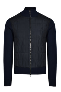 Belstaff Kelbrook Zip Cardigan Washed Navy Belstaff