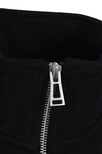 Belstaff Half Zip Sweatshirt Black Belstaff Michael Stewart Menswear  Sweatshirts & Hoodies