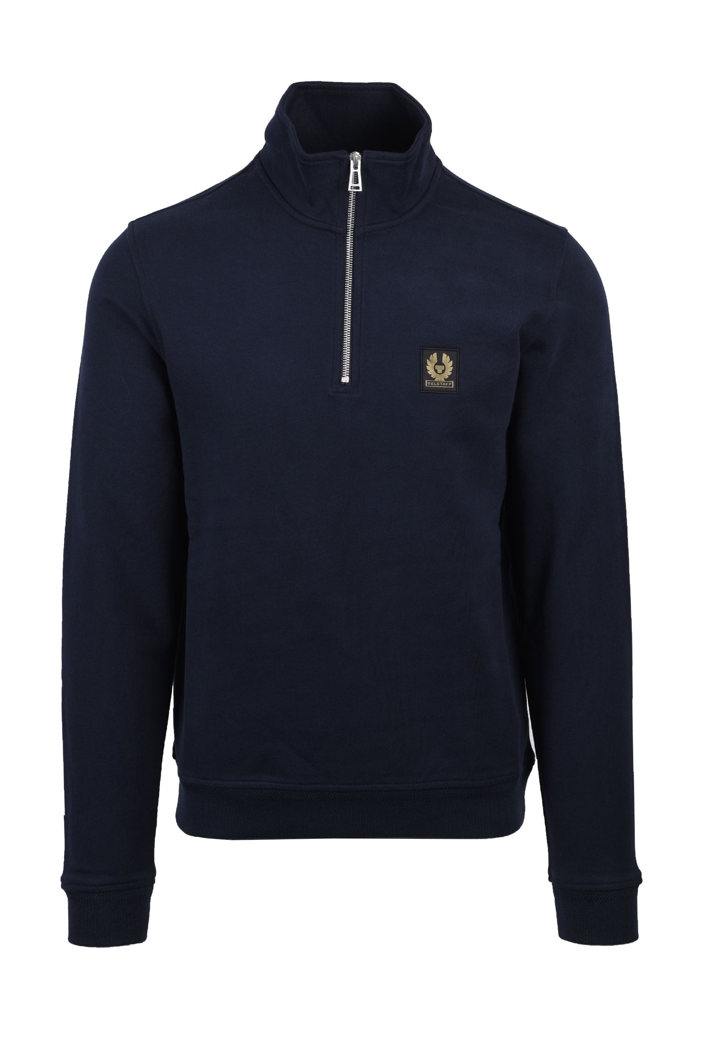 Felpa mezza zip Belstaff inchiostro scuro