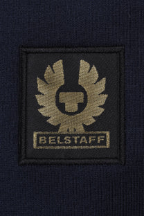 Belstaff Half Zip Sweatshirt Dark Ink Belstaff