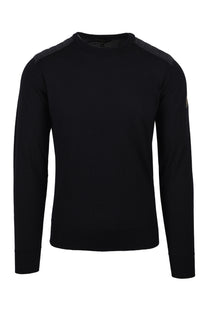 Belstaff Kerrigan Crew Neck Knitwear Black Belstaff